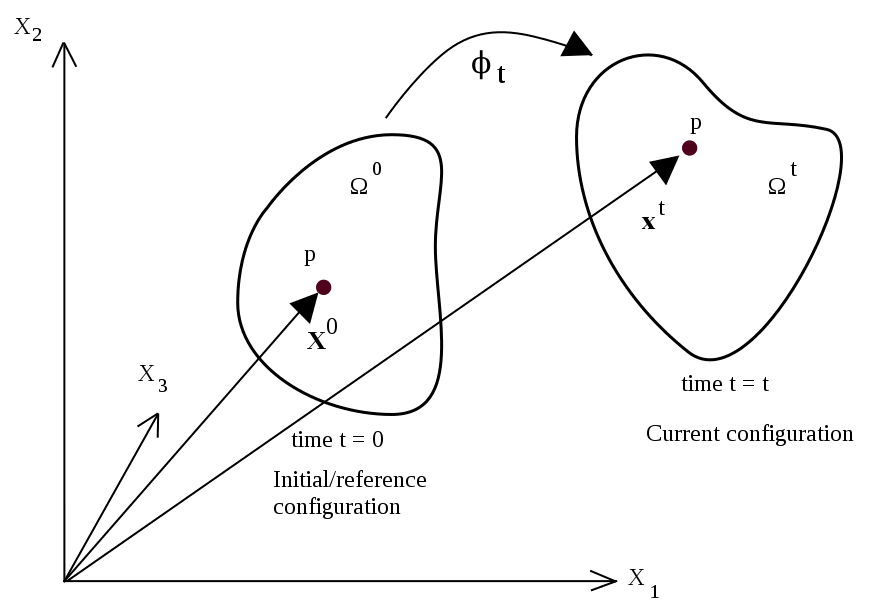 motion of deformable body